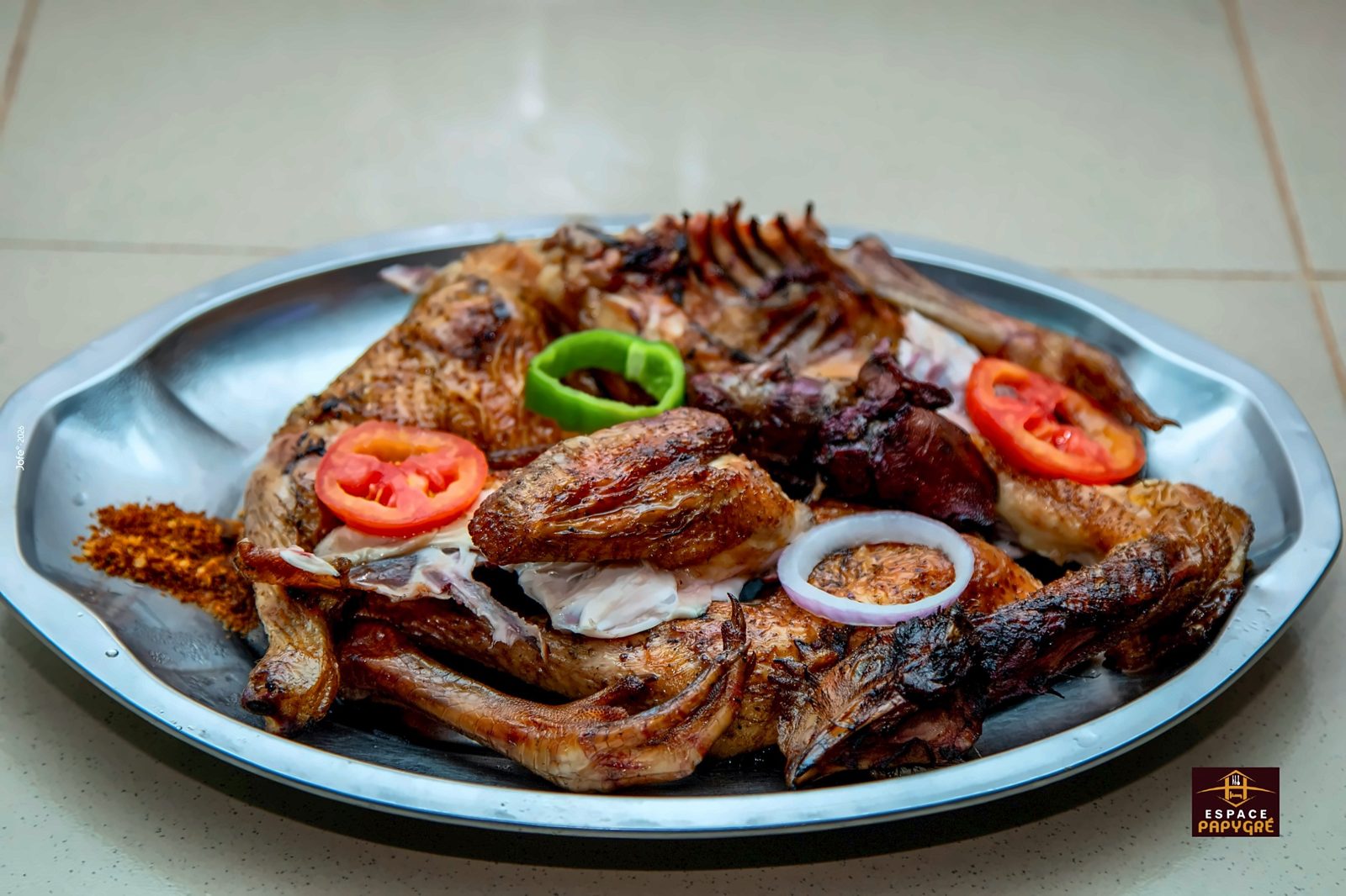 Poulet braisé